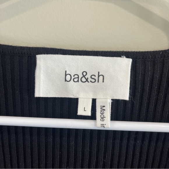 NWT•Ba&sh•Boby Jumper Top•Black•Size L - Picture 3 of 8